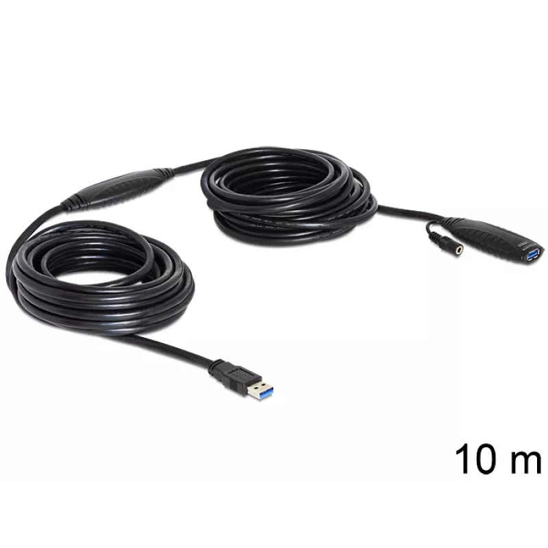 USB kabelis DeLOCK USB 3.0 A (vyriškas) – USB 3.0 A (moteriškas) 10 m