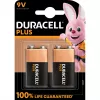 Baterija Duracell Plus 9V (MN1604) — 2 vnt. pakuotė