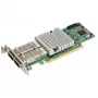 Supermicro tinklo plokštė dviejų prievadų QSFP28 100Gbit LP CX-4 EN AOC-S100G-M2C Single