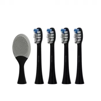 Šepetėlio galvutės dantų šepetėliui LOVIO_SonicProtect PRO vidutinio kietumo 5 vnt. LVTB124BK-HM