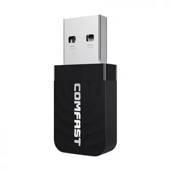 WiFi USB adapteris Comfast CF-812AC — Dual Band 2,4 GHz / 5 GHz, iki 1300 Mbps