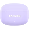 Canyon TWS-9 CNS-TWS9P Belaidės ausinės – Tikrai belaidės – Bluetooth 5.4 – Į ausį – 6h + 30h veikimo laikas – USB-C įkrovimo dėklas – Lietimo valdymas – alyvinė