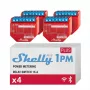 Shelly Relay 1PM Gen4 16A WLAN Zigbee Bluetooth — DIN-bėgio išmanioji relė su energijos matavimu