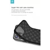 Minkštas apsauginis dėklas Devia Woven2, skirtas iPhone 11 Pro Max, austos tekstūros, juodas