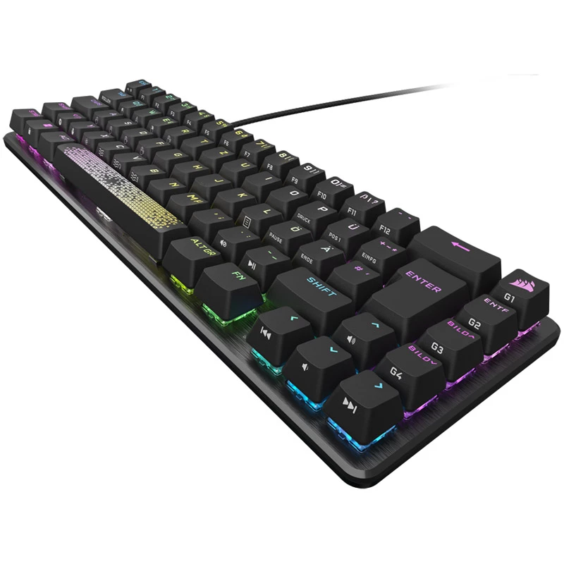 Corsair K65 PRO MINI žaidimų klaviatūra USB QWERTZ vokiška juoda