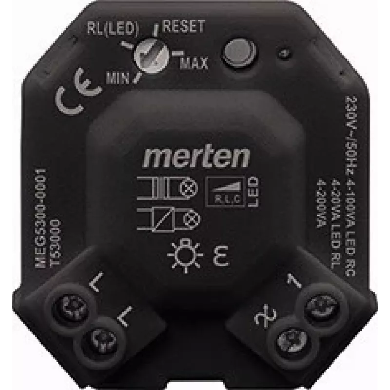 Merten MEG5300-0001 Juodas