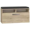Uždara batų spintelė Top e Shop RIVA SZAFKA SONOMA ąžuolo spalvos, 850×460 mm, 16 mm medžio drožlių plokštė
