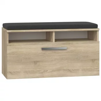 Uždara batų spintelė Top e Shop RIVA SZAFKA SONOMA ąžuolo spalvos, 850×460 mm, 16 mm medžio drožlių plokštė