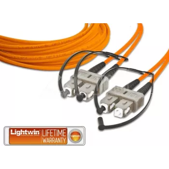 Lightwin aukštos kokybės dvipusis LWL šuoliukas, MM OM1, SC - SC (LDP-62 SC-SC 2.0)