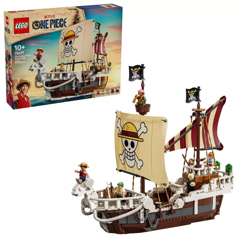 LEGO rinkinys Going Merry Pirate Ship 75639 – „One Piece“ plytų modelis