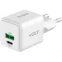 Sieninis USB-C / USB-A įkroviklis YENKEE YAC G38 20W 3A Power Delivery