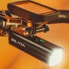 Rockbros RHL1500 priekinis dviračio žibintas, 1500 lm, 5000 mAh, IPX6, juodas