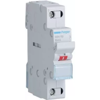 Hager SBN116 – Kontaktorius, 16 A, 440 V, 1 polius