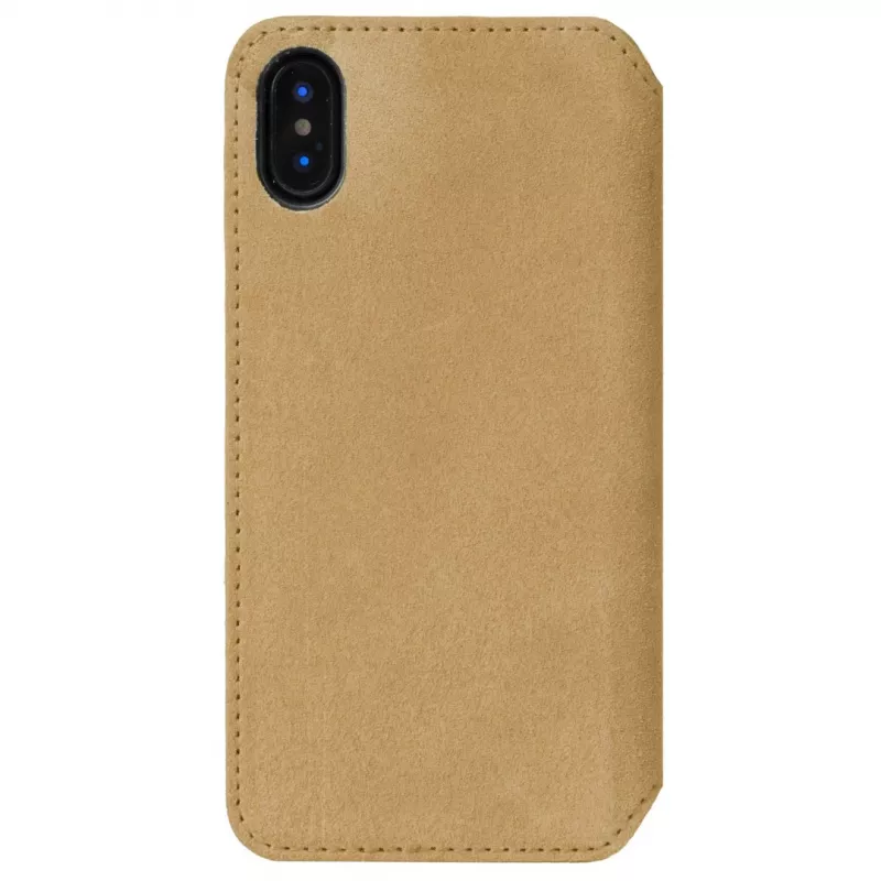 Dėklas Krusell Broby 4 Card SlimWallet iPhone XS Max, rudos spalvos