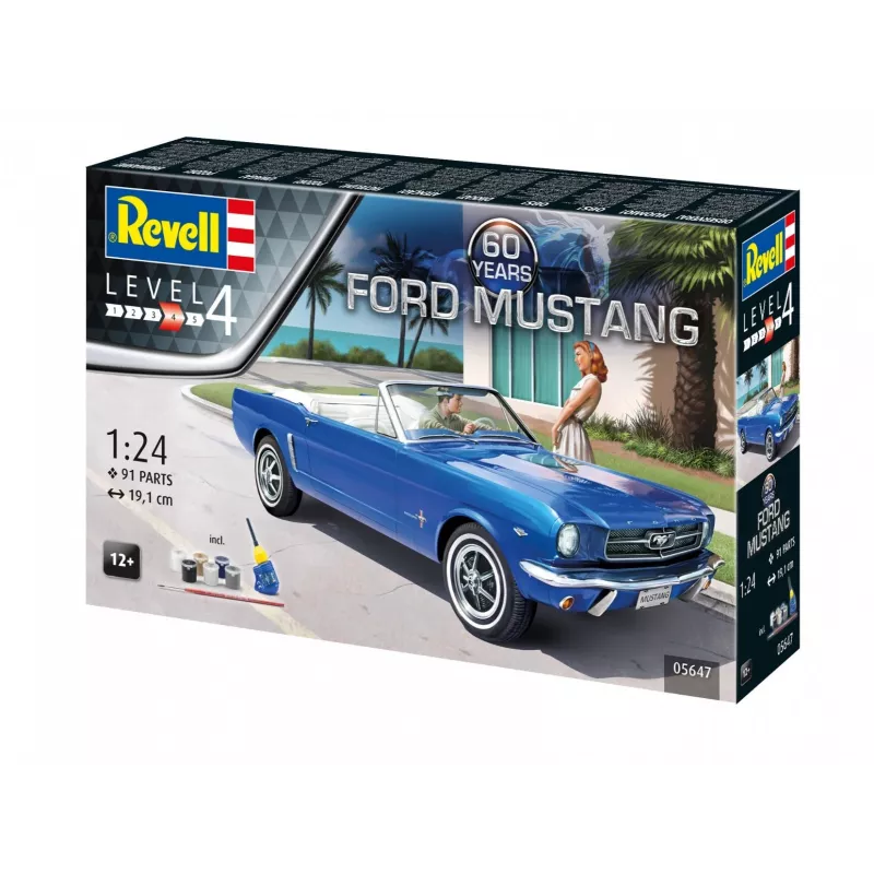 60-mečio Ford Mustang 1/24 dovanų rinkinys