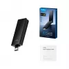 USB Type-A Wi‑Fi 6E adapteris Cudy WU5400, dviejų juostų 2x2, 2402 Mbit/s, juodas