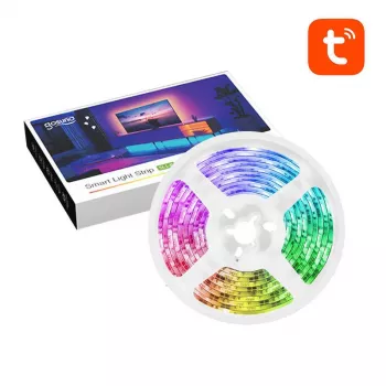 LED juosta Gosund SL1 WiFi RGB 2,8 m – išmanus apšvietimas su Tuya