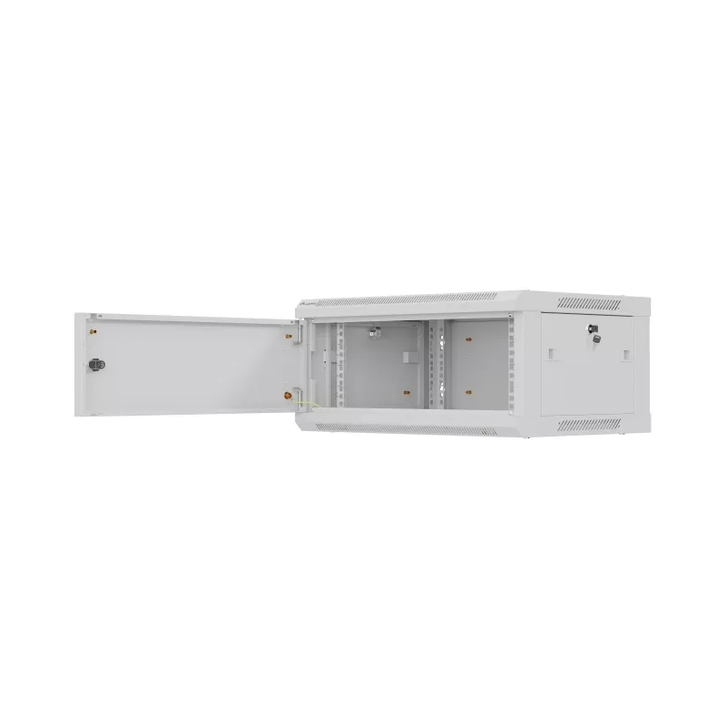 Pakraštinis 19 colių montavimo spintas LANBERG WF01-6404-00S 4U 600×450 mm, pilkas