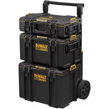 Įrankių dėžė DeWalt DWST83402-1, juoda/geltona, 554×500×1150 mm