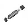 Kortelių skaitytuvas Natec Scarab 3 USB A/C SD/MICRO USB 3