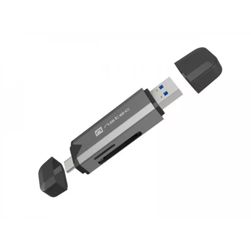 Kortelių skaitytuvas Natec Scarab 3 USB A/C SD/MICRO USB 3