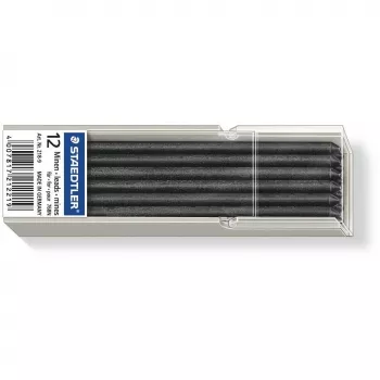 Markerio pildymo šerdys Staedtler Lumocolor 218 juodos 12 vnt.