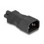 DeLOCK tinklo adapteris IEC 60320 C14 į C5 kištukinis lizdas 2,5 A tiesus juodas