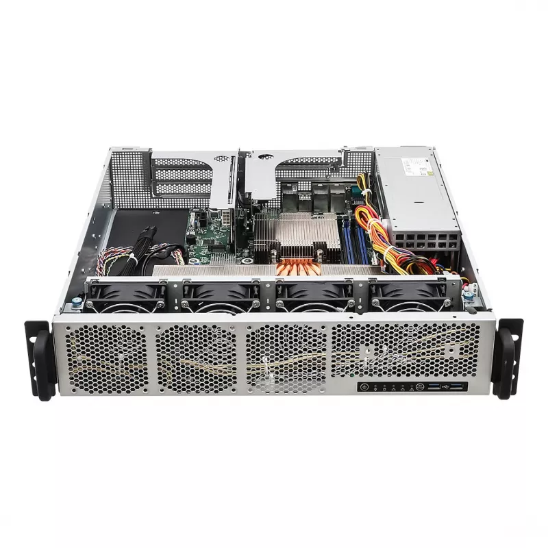 ASRock 2U1G-B650/EVAC server barebone Socket AM5 stelažinis (2U)