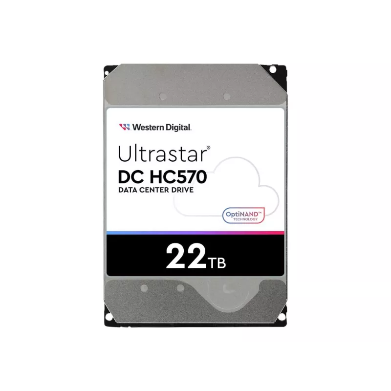 WD Ultrastar DC HC570 - Festplatte - 22TB - intern - 3.5 (8,9 cm) - SATA 6Gb/s - 7200 U/min - Puffer: 512MB - für Intel Next Unit of Computing 13 Extr