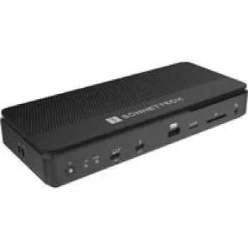 Sonnet Echo 13 Thunderbolt 5 SSD Dock laidinis juodas 140W galios tiekimas
