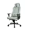 Žaidimų kėdė Arozzi Vernazza SoftFabric Pearl Green – ergonominė sėdynė su minkštu audiniu