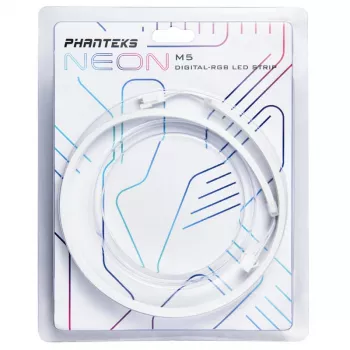 LED juosta Phanteks PH-NELEDKT_M5_WT01 — universali 550 mm, 5 V, 5.7 W, juoda