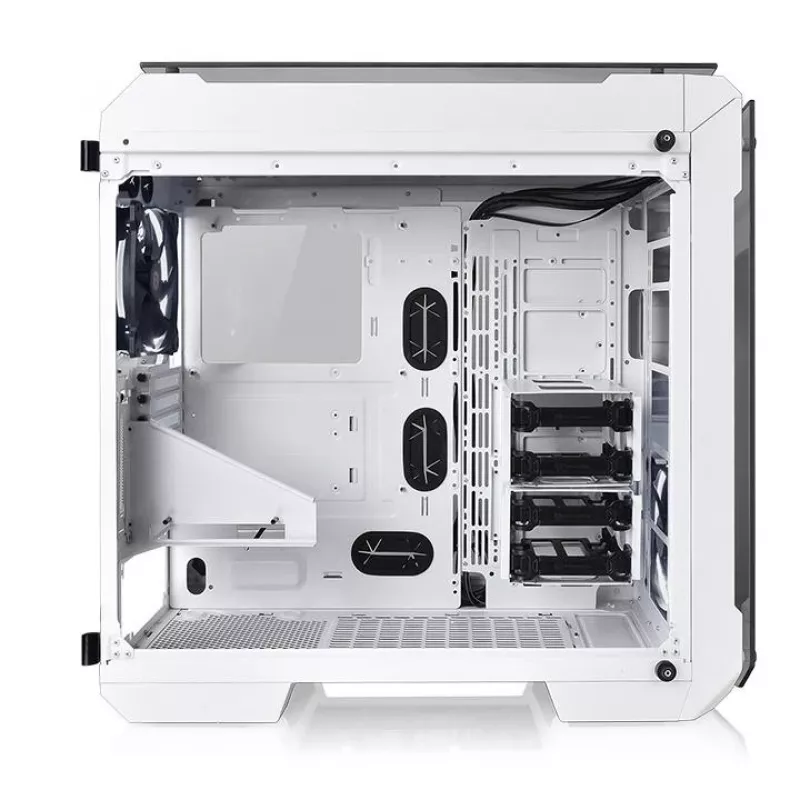 Case View 71 Riing grūdinto stiklo E-ATX pilnas bokštas - Snow Edition