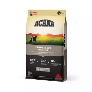 ACANA Dog Light & Fit Recipe - sausas šunų ėdalas - 11,4 kg