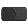 Belkin UltraCharge 25 W Qi2 2 viename lankstoma belaidžio įkrovimo stotis, juoda (WIZ038KQBK)