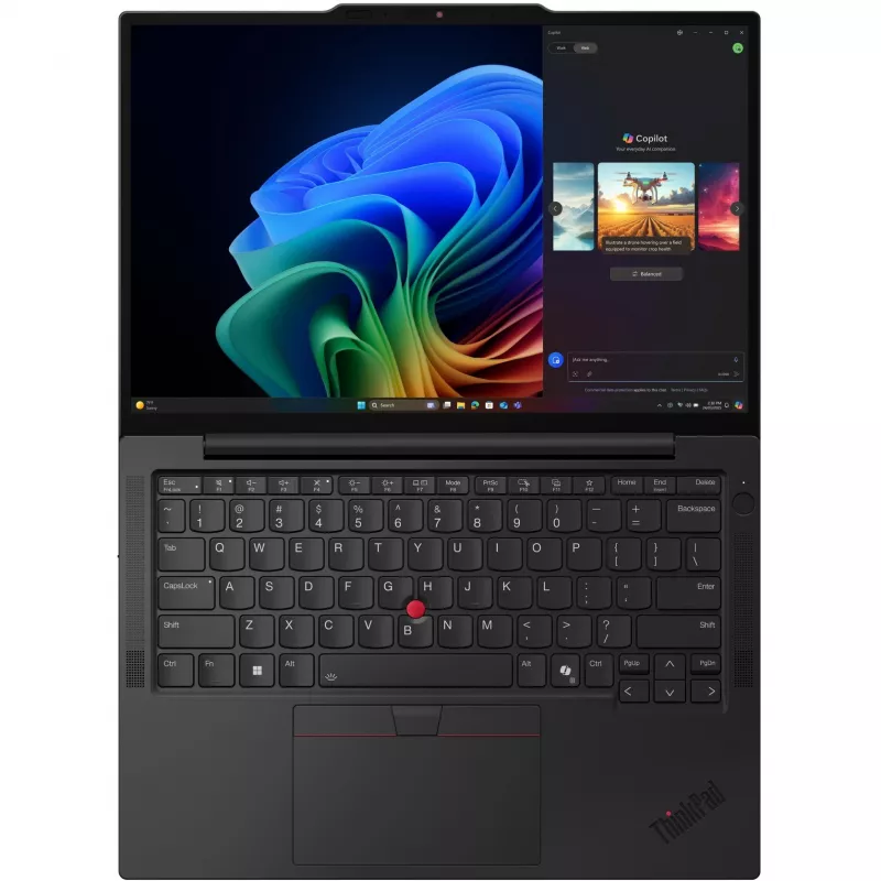 Lenovo ThinkPad X13 Gen 6 (AMD) Copilot+ PC nešiojamas kompiuteris, AMD Ryzen™ AI 7 350, 33,8 cm (13,3 colio) WUXGA, 32 GB LPDDR5x-SDRAM, 1 TB SSD, Wi-Fi 7 (802.11be), Windows 11 Pro, juodas