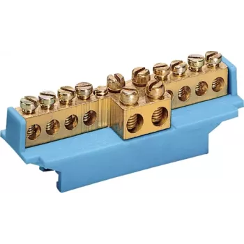 Hager N-Brass gnybtų blokas 10 gnybtų KM10N (KM10N)