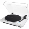 Pilnai automatinė juostinė vinilinė patefonė Audio-Technica AT-LP70XBT sidabrinė-balta