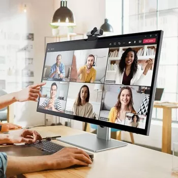 ALOGIC Clarity 27F34KCPD LED monitor – 68,6 cm (27 inch) – 3840x2160 4K @ 60 Hz – IPS – 400 cd/m² – 1000:1 – HDR600 – 2xHDMI, DisplayPort, USB-C – garsiakalbis – juoda ir sidabrinė