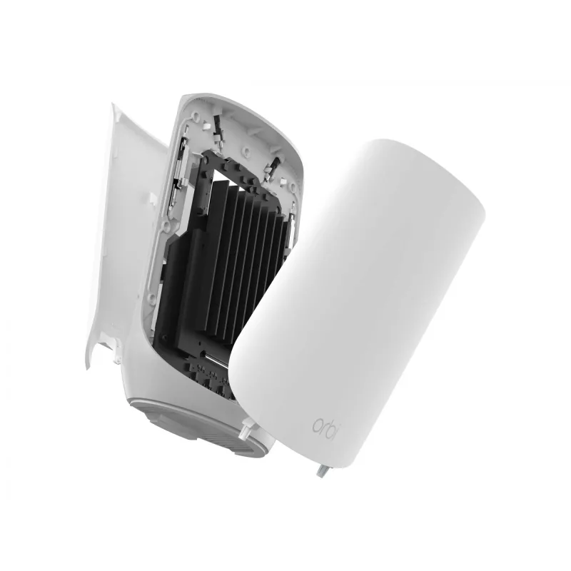 NETGEAR Orbi RBK763S Triju dažnių juostų (2.4 GHz / 5 GHz / 5 GHz) Wi-Fi 6 (802.11ax) tinklo sistema, balta, 3 vnt. - RBK763S-100EUS