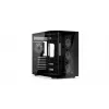 Krux Empero KRXD010 Midi Tower PC korpusas, ATX, su grūdinto stiklo skydu, 4 x 120 mm ARGB ventiliatoriai, juodos spalvos - GPU iki 420 mm, procesoriaus aušinimas iki 155 mm, 2x 3,5" + 3x 2,5" įdėklai
