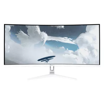 Išlenktas monitorius Arozzi Nova 34 colių (86,4 cm) VA LED 3440×1440 21:9 1 ms Baltas