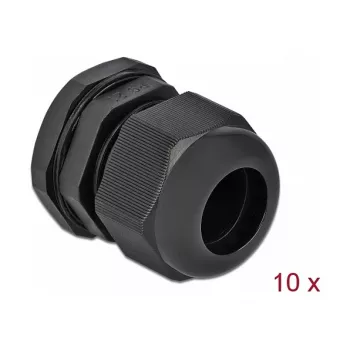 Kabelio įvadas DeLOCK 60222 Juodas Plastikinis 10 vnt.