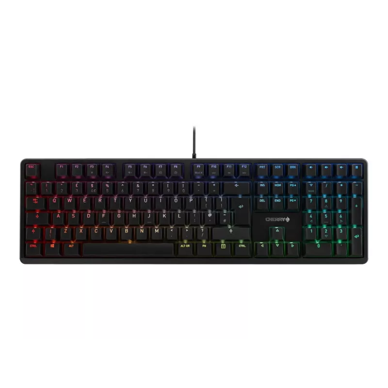 CHERRY G80-3000N RGB klaviatūra universali USB QWERTZ vokiška juoda