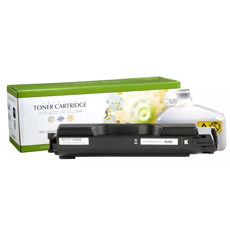 STATIC Tonerio kasetė, suderinama su Kyocera TK-590K, juoda, 7000 puslapių