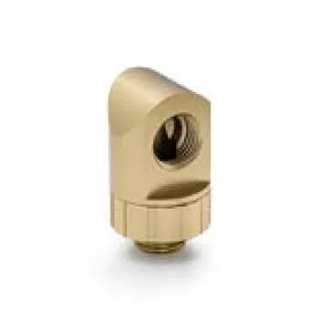 BitsPower 90° Rotary Connector Artemis BPM-AT90R Gold — kampinė jungtis vandens aušinimui