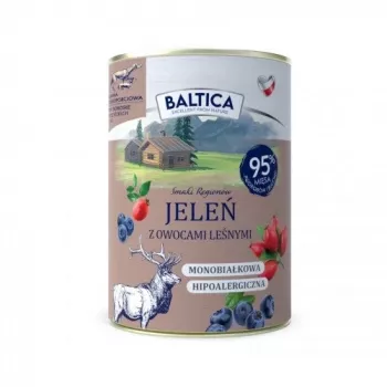 BALTICA regional flavours šlapias ėdalas šunims Elniena su miško uogomis - 400 g