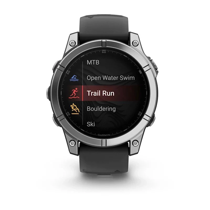 Garmin Fenix E 3,3 cm (1,3) AMOLED 47 mm Skaitmeninis 416 × 416 pikselių Liečiamas ekranas Nerūdijantis plienas Wi-Fi GPS (palydovas)