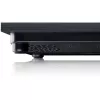 Patefono grotuvas su diržine pavara Lenco LS-10 Black su įmontuotais garsiakalbiais, 33/45 aps/min, RCA išėjimas, ausinių lizdas