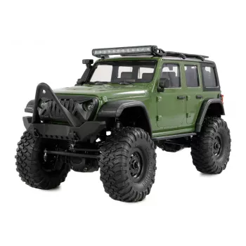 Radijo valdomas ropojantis automobilis Amewi AMXRock 4WD 1:16 RTR, žalias